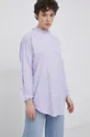 Bavlnená košeľa JDY fialová