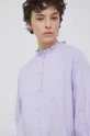 fialová Bavlnená košeľa JDY