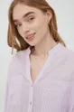 fialová Bavlnená košeľa Vero Moda
