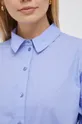 Βαμβακερό πουκάμισο Vero Moda μωβ