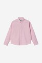 Одяг Бавовняна сорочка Carhartt WIP Madison Fine Cord I030055. рожевий