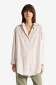 λευκό Βαμβακερό πουκάμισο Wood Wood Charlene Γυναικεία
