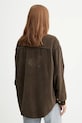 Abbigliamento American Vintage camicia in cotone PADO06A verde