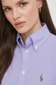 Polo Ralph Lauren koszula bawełniana fioletowy