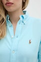 Polo Ralph Lauren koszula bawełniana 211924258 turkusowy