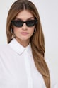 Ruházat Karl Lagerfeld pamut ing 240W1610 fehér