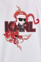 Karl Lagerfeld koszula bawełniana biały 240W1610