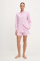 MC2 Saint Barth camicia in cotone BRIG001 rosa AA00