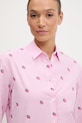 MC2 Saint Barth camicia in cotone BRIG001 rosa