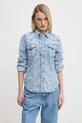 Джинсовая рубашка Diesel DE-WAVES SHIRT голубой A09966.068KC