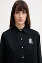 Lauren Ralph Lauren koszula bawełniana czarny 20529276
