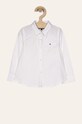 Tommy Hilfiger - Koszula dziecięca 86-176 cm z elastanem biały KG0KG03530