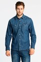 Wrangler - Koszula Western Indigo bawełna granatowy W5870O68E