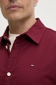Košulja Tommy Jeans bordo DM0DM04405