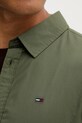 Košeľa Tommy Jeans DM0DM04405 zelená