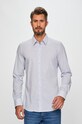 s.Oliver Black Label - Košeľa slim modrá 02.899.21.4467