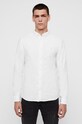AllSaints – Koszula HUNGTINGDON LS SHIRT klasyczny biały MS001J