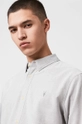 AllSaints – Koszula HUNGTINGDON LS SHIRT szary