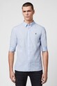 AllSaints – Koszula REDONDO HS SHIRT bawełna niebieski MS121F