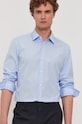 BOSS cămașă din bumbac 50413741.NOS albastru