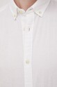 Jack & Jones koszula z domieszką lnu 12196821.White biały AA00