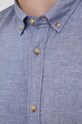 Jack & Jones koszula z domieszką lnu 12196821.FadedDenim niebieski AA00