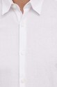 Košulja s dodatkom lana Selected Homme 16078867.White bijela AA00