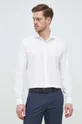белый Хлопковая рубашка Emporio Armani