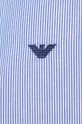 Emporio Armani camicia in cotone blu navy
