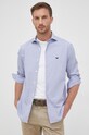 Emporio Armani camicia in cotone 8N1CD4.1NB1Z.NOS blu navy