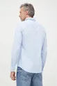 modrá Bavlnená košeľa Armani Exchange