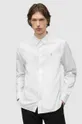 biały AllSaints koszula HAWTHORNE LS SHIRT Męski
