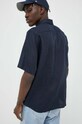 Odzież Marc O'Polo koszula lniana M23742841018 granatowy