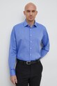 Seidensticker koszula bawełniana Shaped niebieski 01.241600
