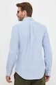 Одежда Хлопковая рубашка Polo Ralph Lauren 710792041 голубой