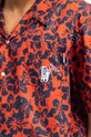 Billionaire Boys Club cămașă din bumbac Hibiscus Camo S/S Bowling Shirt rosu B22216