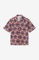 Oblečenie Bavlnená košeľa Wood Wood Ohan Chateau SS Shirt 12225313-1612 BIRGHT GREEN 12225313.1612 červená