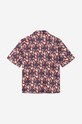 Bavlnená košeľa Wood Wood Ohan Chateau SS Shirt 12225313-1612 BIRGHT GREEN červená 12225313.1612