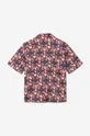 червен Памучна риза Wood Wood Ohan Chateau SS Shirt 12225313-1612 BIRGHT GREEN