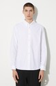 A.P.C. koszula bawełniana Chemise Greg gładkie biały COECK.H12499