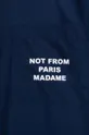 navy Drôle de Monsieur cotton shirt La Chemise Slogan