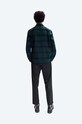 Clothing A.P.C. wool shirt Surchemise Leo WVBAU.H02698 green