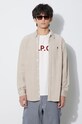 Clothing Carhartt WIP corduroy shirt I029958.WALL.BLACK beige