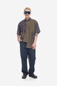 Taikan koszula bawełniana Patchwork S/S Shirt TW0001.OLVPLD