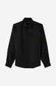 A.P.C. koszula A.P.C. Chemise Cassel LIAEK-H12545 BLACK LIAEK.H12545 czarny