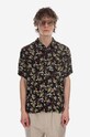 A.P.C. cămașă cu modele negru VIAJS.H12495