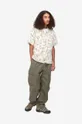 бежевый Хлопковая рубашка Carhartt WIP Sumor