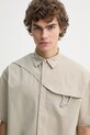 Heliot Emil shirt beige SS25.M.05.018.ST18.CO