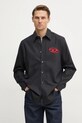 Хлопковая рубашка Diesel S-SIMPLY-D SHIRT casual чёрный A14634.0PCAL