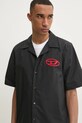 Košulja Diesel S-MAC-C SHIRT crna A14636.0PCAL